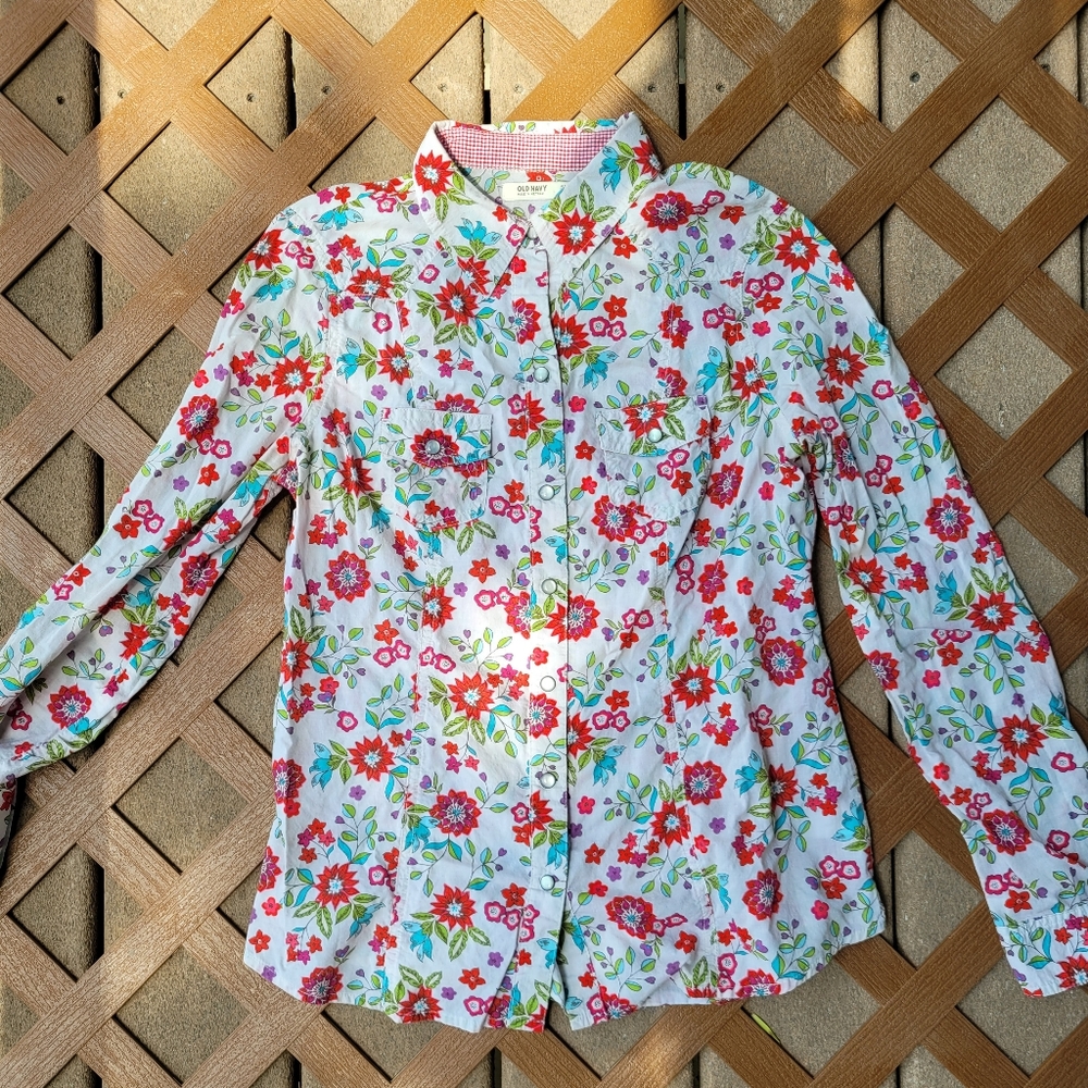 OLD NAVY button down shirt sz S